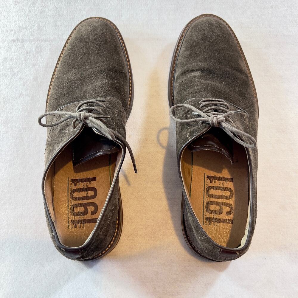 1901 Suede Oxfords Men's 10.5M Brown Lace-Up